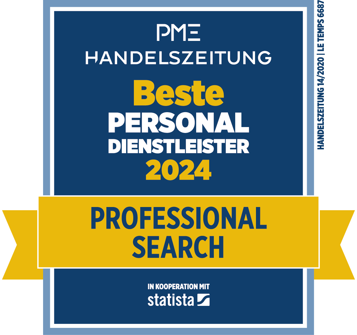 Beste Personaldienstleister 2024 - Professional Search